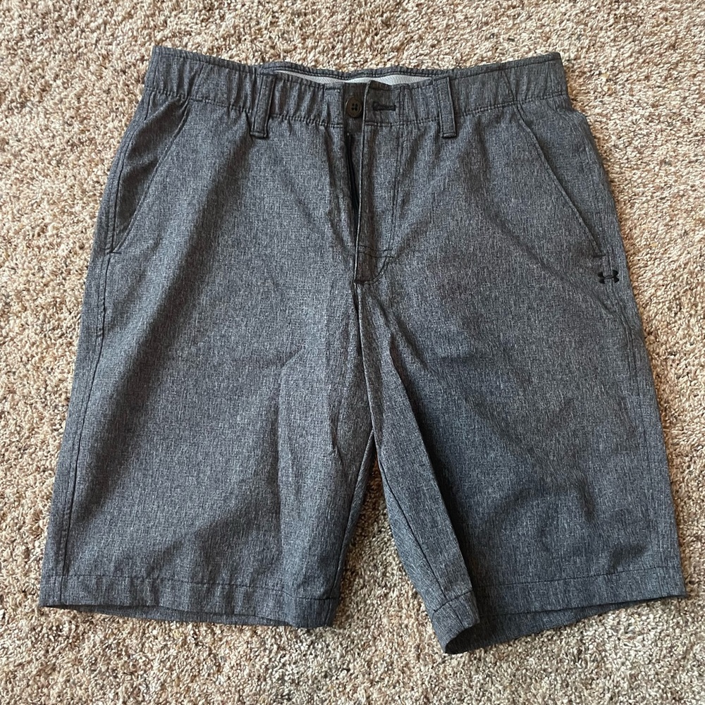 Heat gear golf shorts.  Worn only once, in excellent condition.  No flaws.
